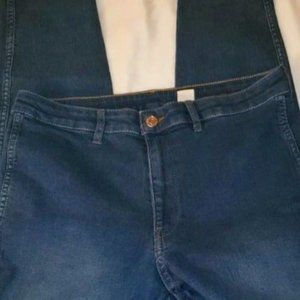 High Waist Skinny Ankle Jean Dark Wash